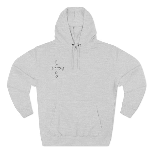 Three-Panel Fleece Hoodie